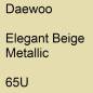 Preview: Daewoo, Elegant Beige Metallic, 65U.